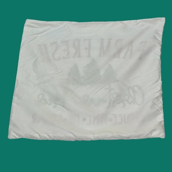 Unbranded 1 Pillowcase Cover Farm Fresh Handmade Zip Closure Home Decor - Picture 3 of 5